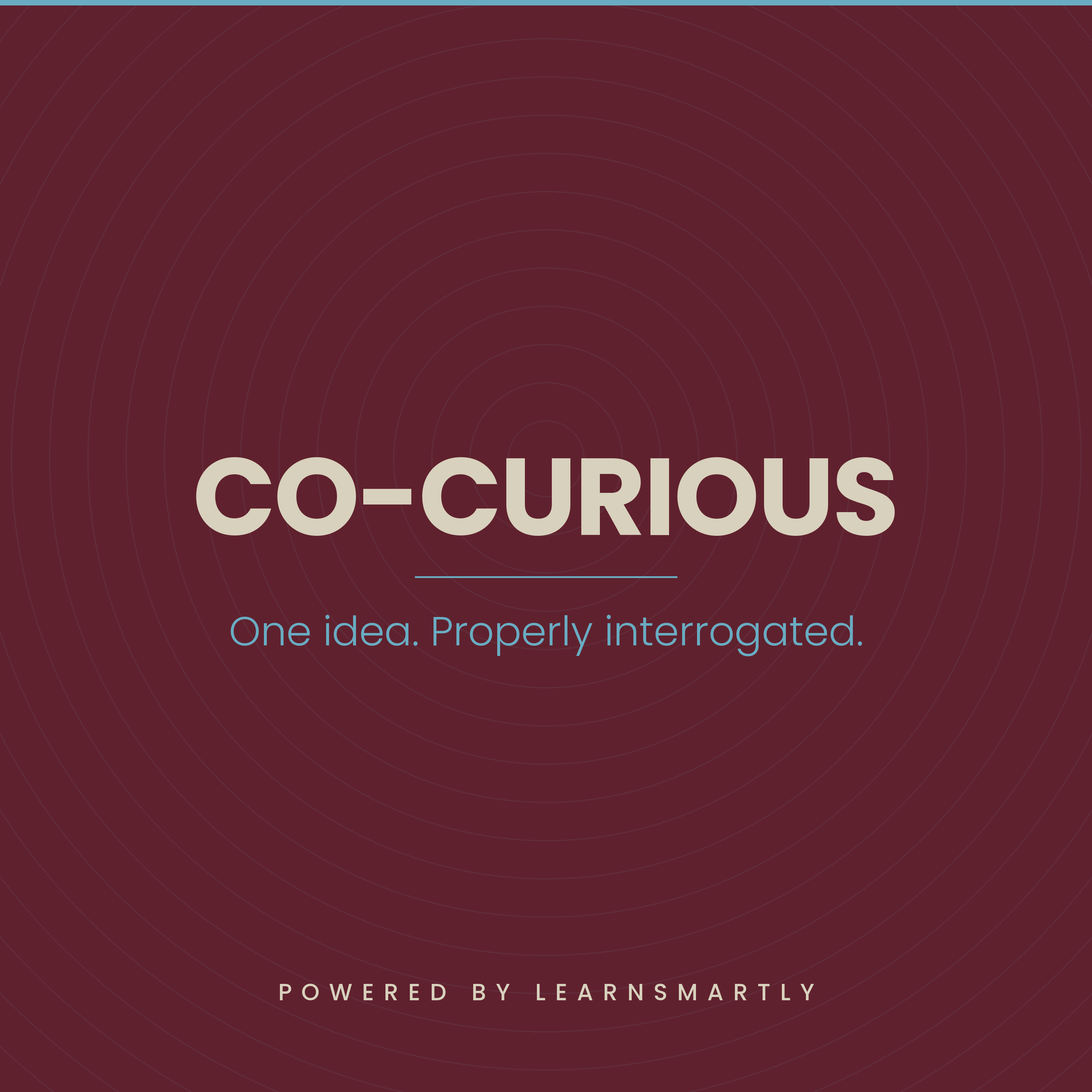 Co-Curious podcast cover artwork — a LearnSmartly podcast